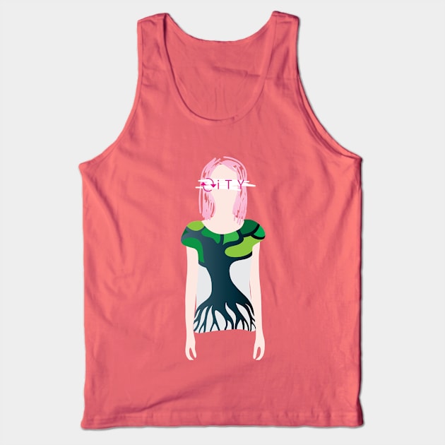 My Green T-shirt Tank Top by martinussumbaji